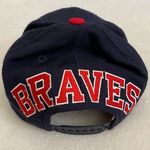 {VTG} Genuine Merchandise American Needle | Atlanta Braves Spellout Snapback Hat